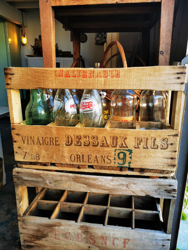 Wooden bottle buddy crate