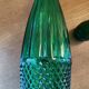 Large vintage Empoli carafe from Italy in green glass.
