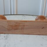 Vintage beech wood hook 70s