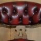Chaise de capitaine Chesterfield victorienne en cuir