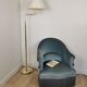 Fauteuil crapaud velours