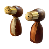 Scandinavian saliere & pepper duo