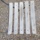 Folding bistro chair with slats