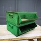 Paire de caisses de rangement industrielle