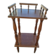 Small balustrade table. Side table. Wood.