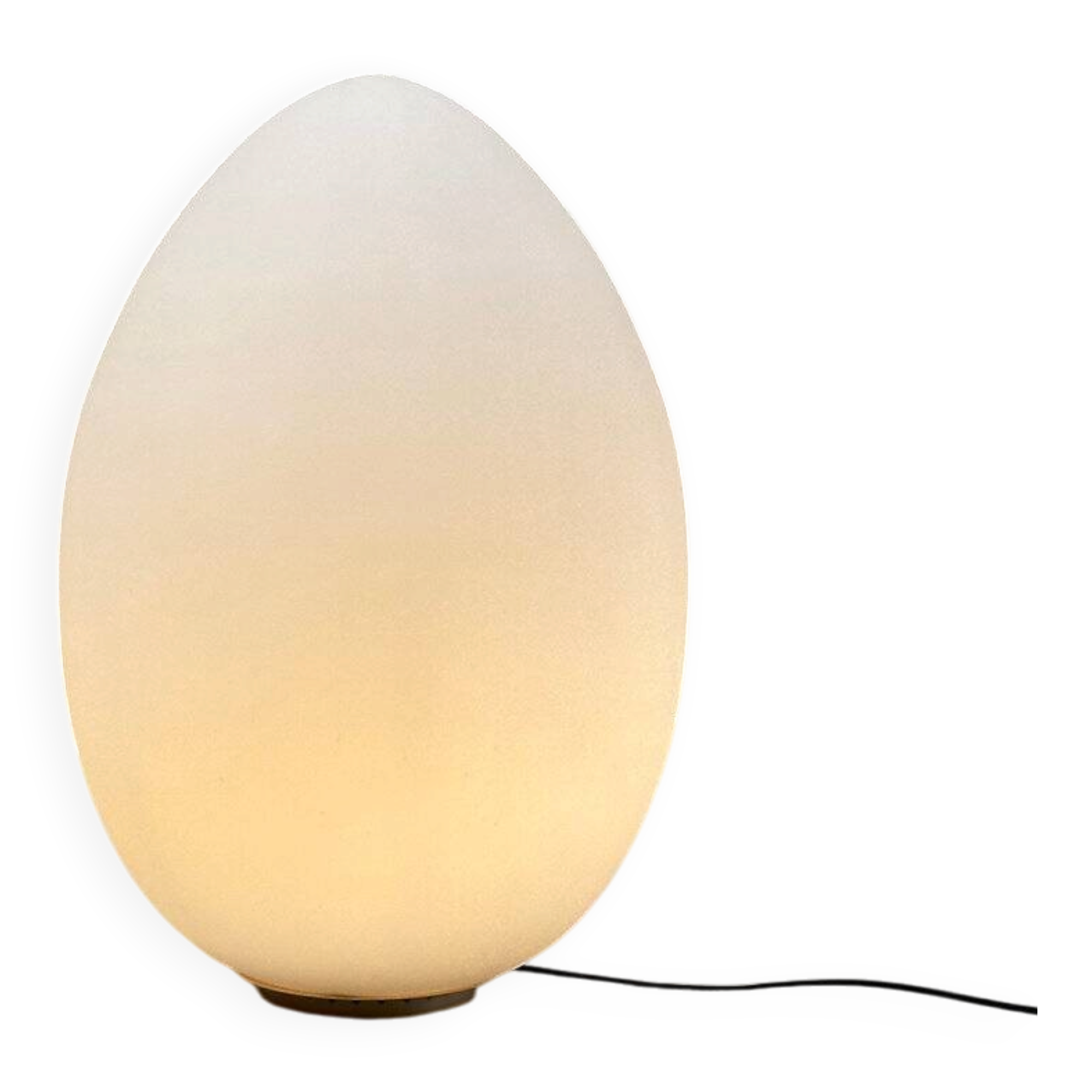 XL floor/table lamp 'Uovo', Ben Swildens, Fontana Arte, Italy, 1970s