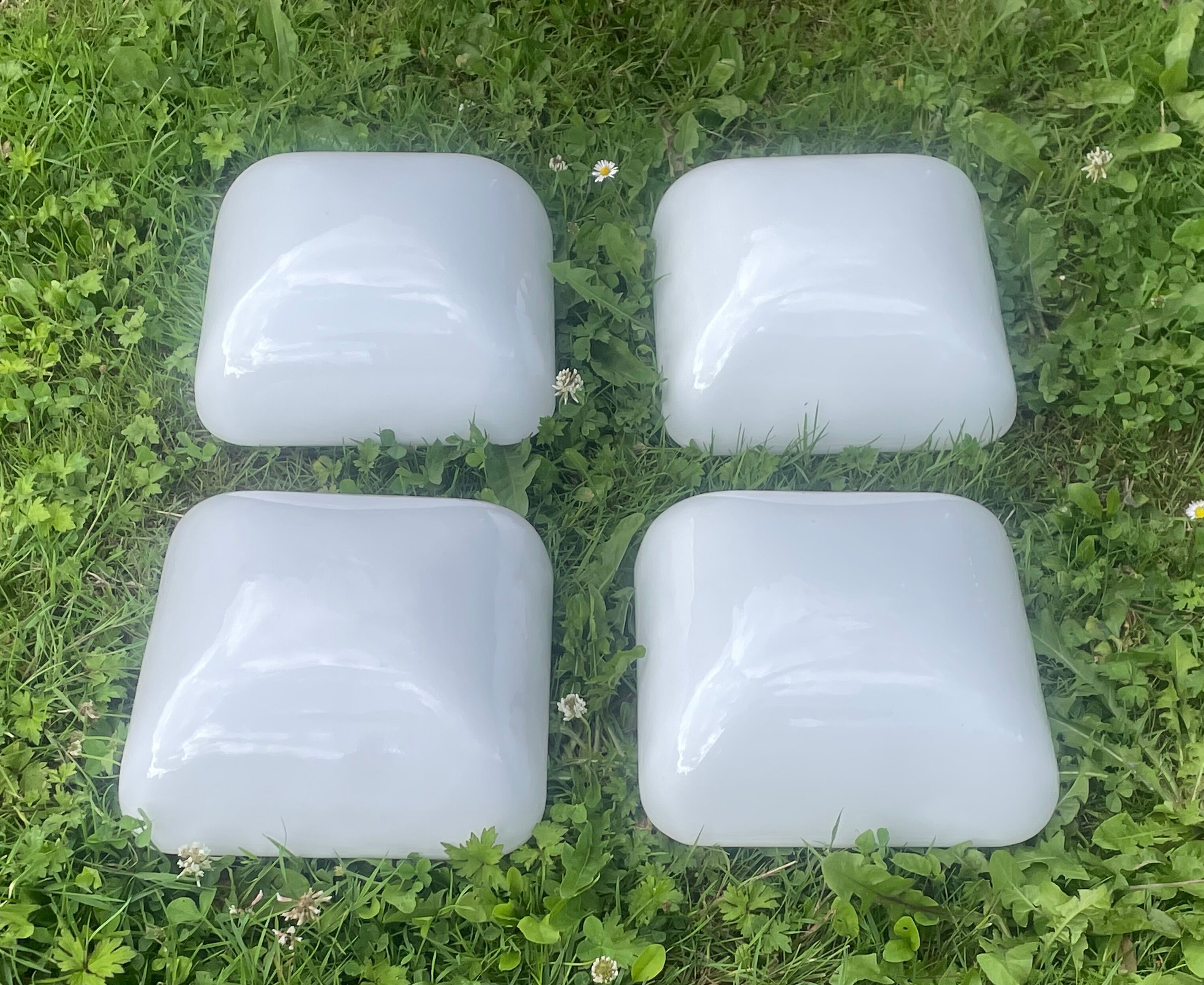 Set of 4 ceiling lights year 70