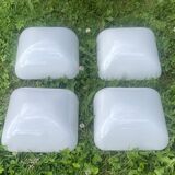 Set of 4 ceiling lights year 70