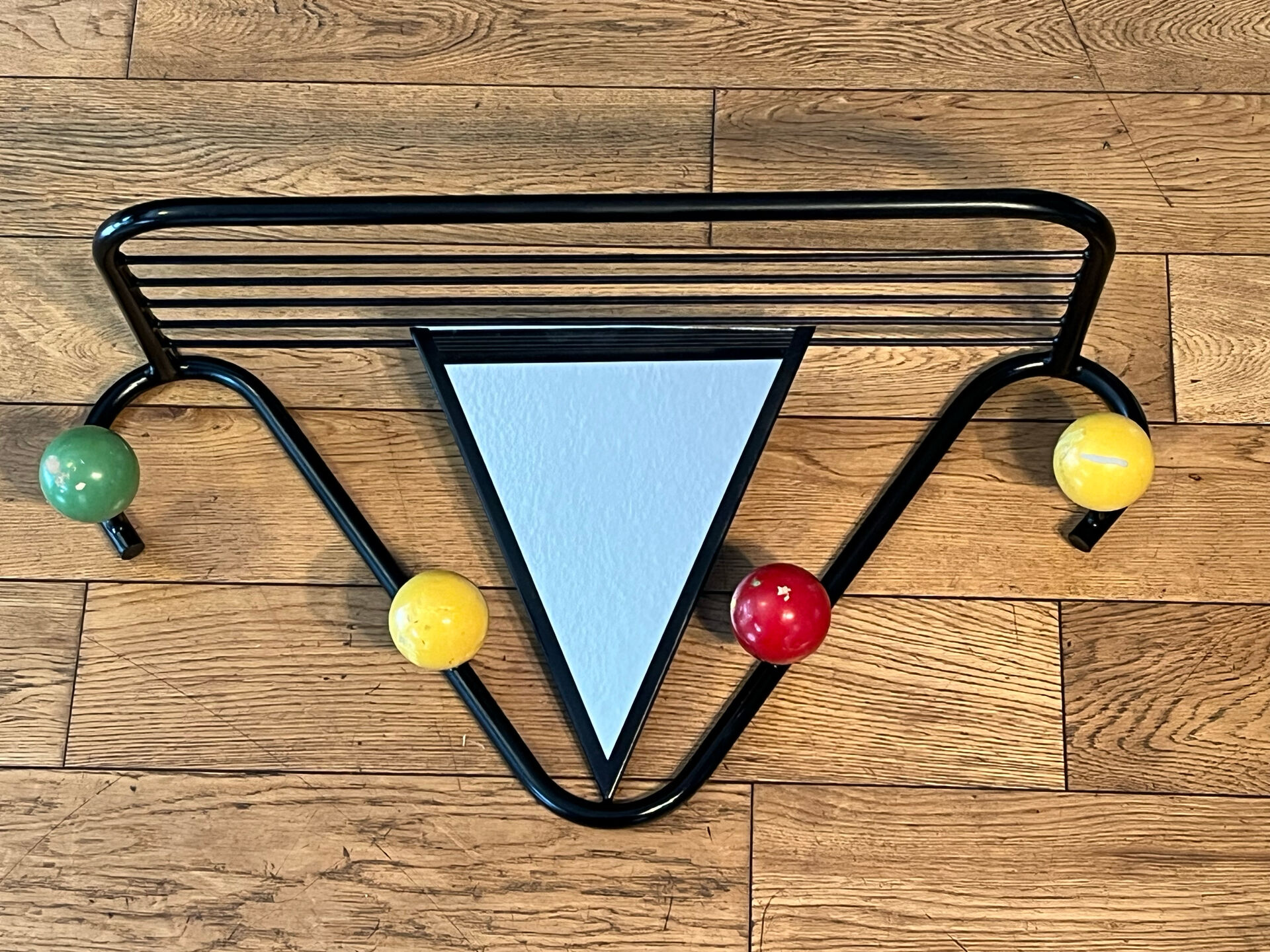 Vintage coat rack with mirror
