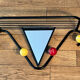 Vintage coat rack with mirror