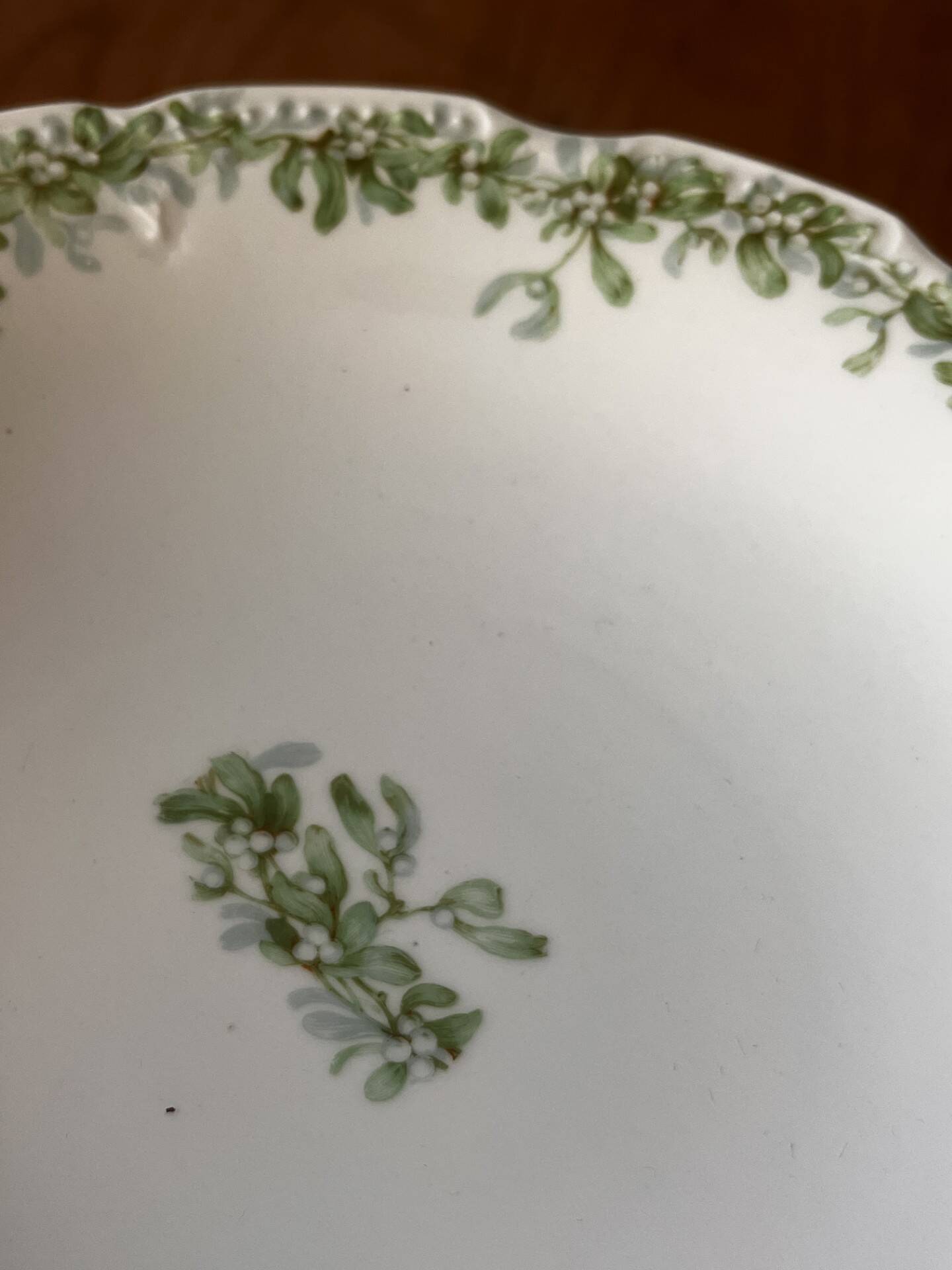 Antique fruit bowl