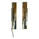 Pair of Mirrored Sconces by Deknudt, 1980s