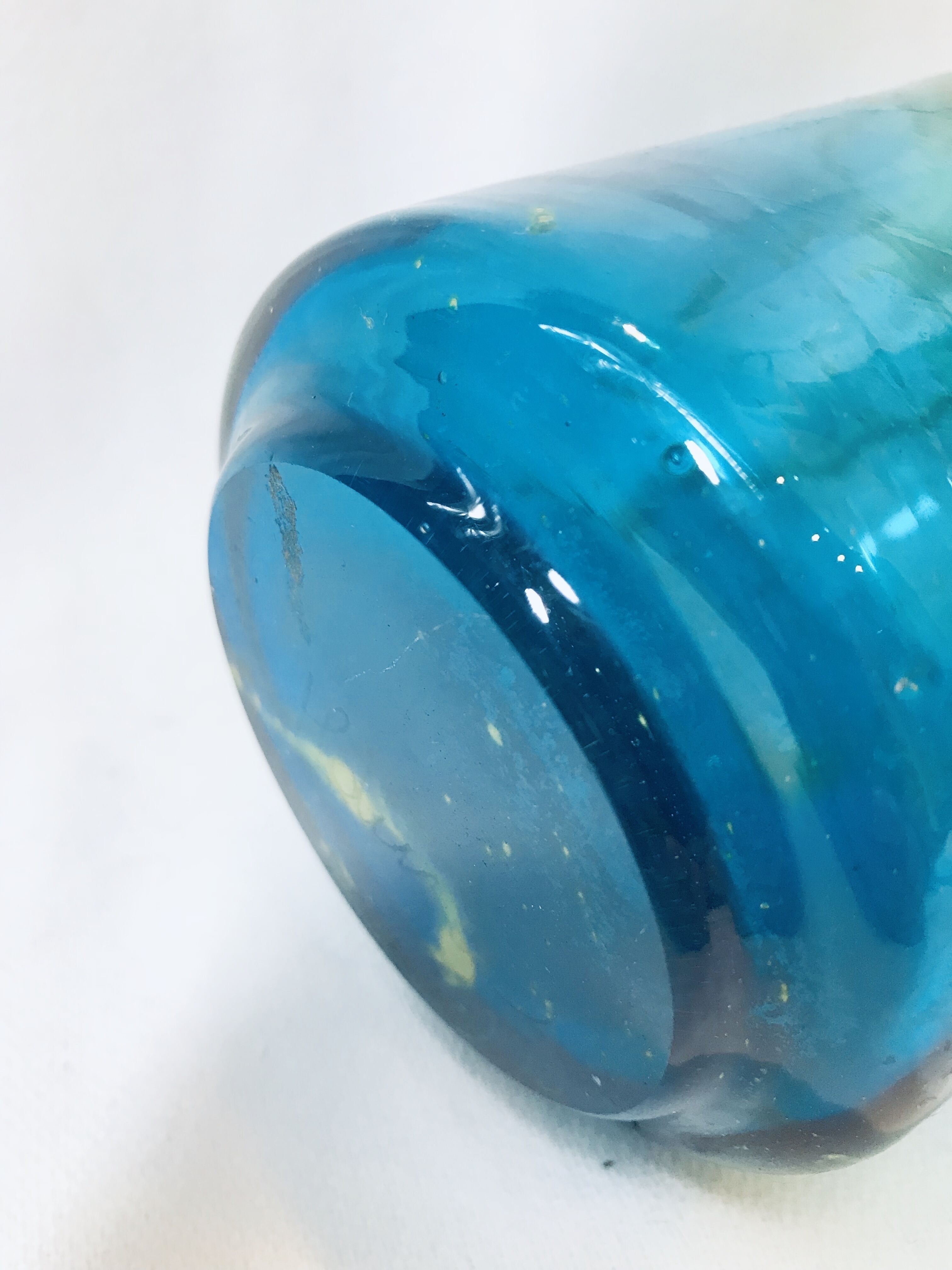 Medina Glass Vase, Art Glass, Malta, Hand Made