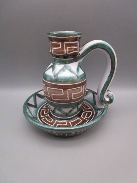 Hand candle holder in ceramic by Robert Picault - Vallauris