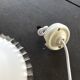 Suspension en opaline blanche