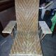 Rattan deck chair