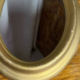 Small Italian oval-shaped mirror