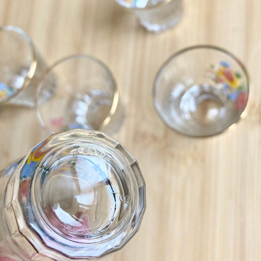 Vintage shot glass 60's