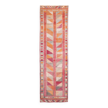 Tapis de couloir vintage 3x12, 100x356 cm