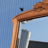 Large 187cm Art Nouveau Mirror, Nancy School, in the Majorelle style