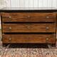 Commode Empire en acajou et dessus marbre XIXème
