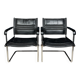 Mid-century Bauhaus style office chair set by Mart Stam for Stol Kamnik, 1980s.