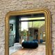 Antique Louis-Philippe mirror 151.5cm/104.5cm gilded with gold leaf