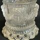 Candy pot in molded crystal St Louis Bacchus