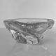 Imposing vintage ashtray in colorless crystal from the Daum house in Nancy