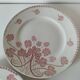Pair of flat plates Lunéville model Lucien – Clover decoration early 20th century