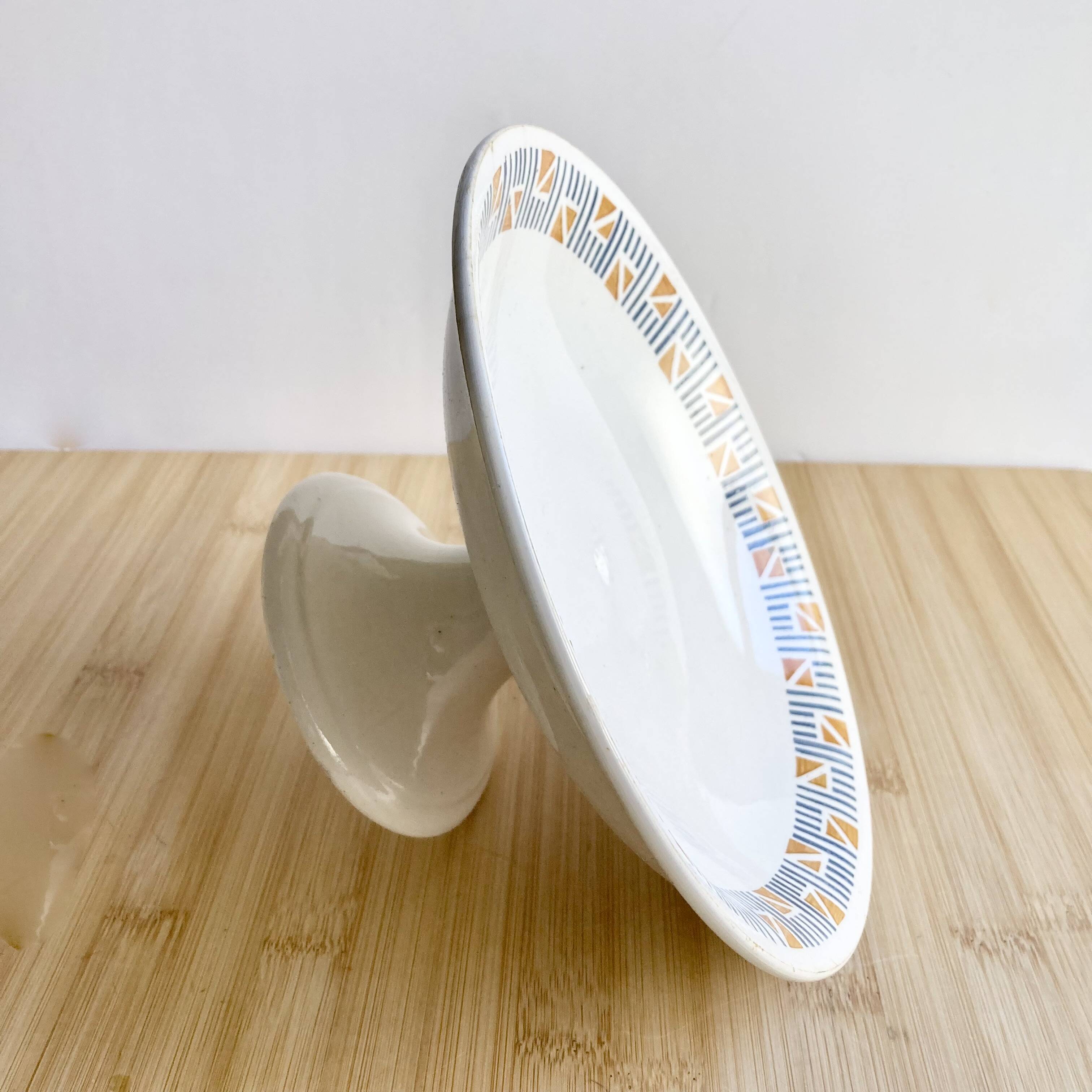 Fruit bowl / iron earth / Art Deco / Givors