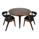 Extendable rosewood table, designed by J. Andersen, Denmark, 1960s