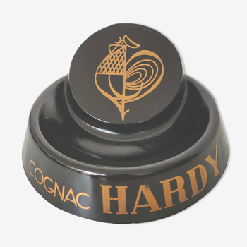 Cendrier Cognac Hardy opaline noire