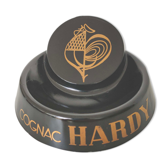 Cendrier Cognac Hardy opaline noire