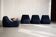 Set of 4 Saparella lounge chairs by Michel Ducaroy