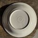 Set of 5 thick white deep plates, no brand, D21.5.