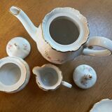 White porcelain coffee service Seltmann Weiden Bavaria paradise bird