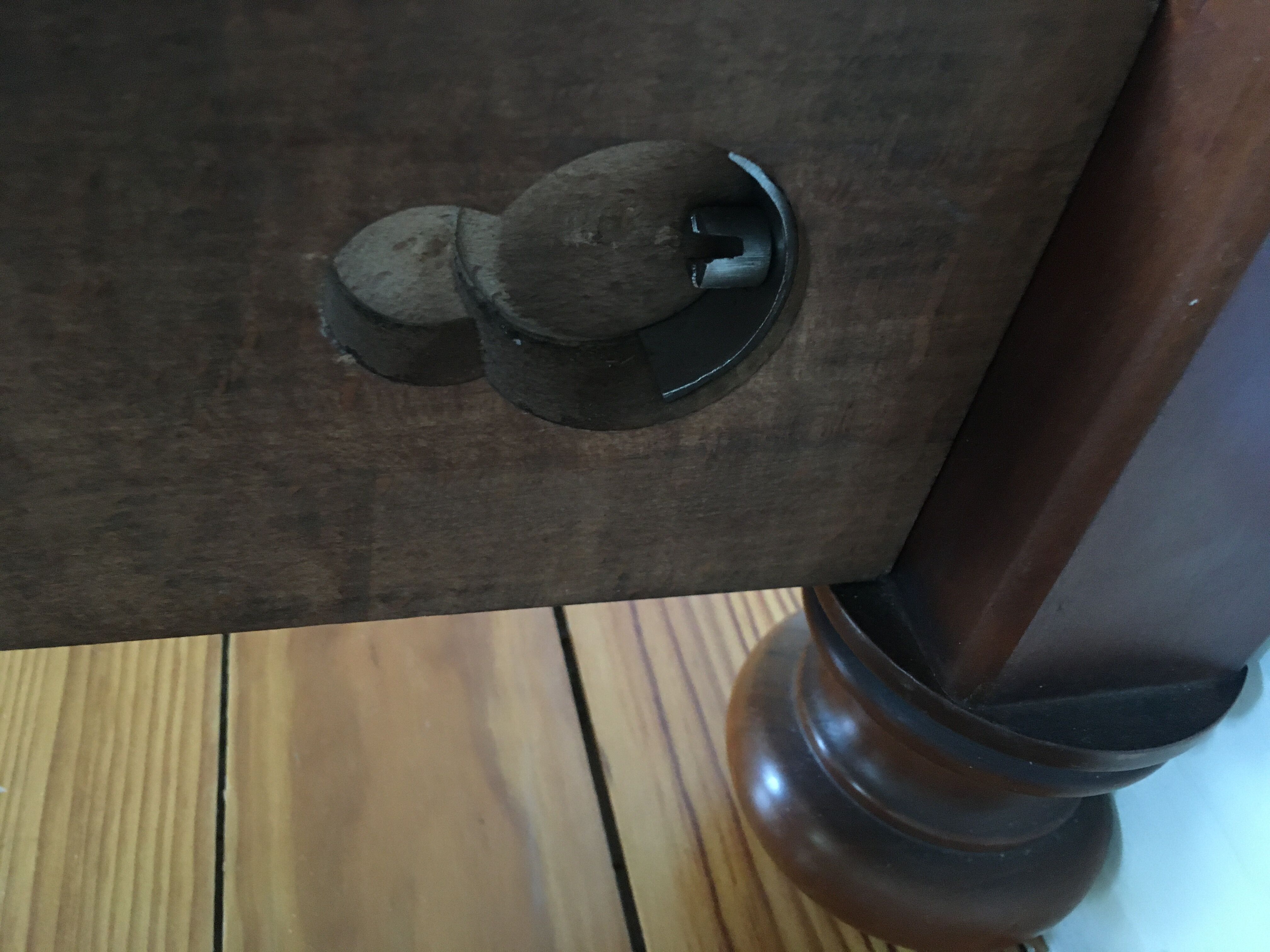 Solid cherry wood bed 140 x 190