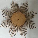 Rattan sun mirror