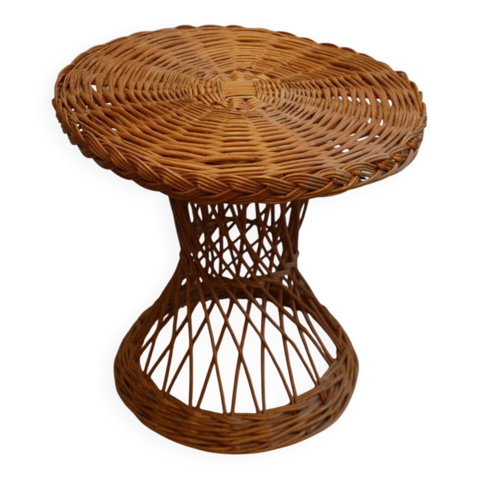 Wicker coffee table