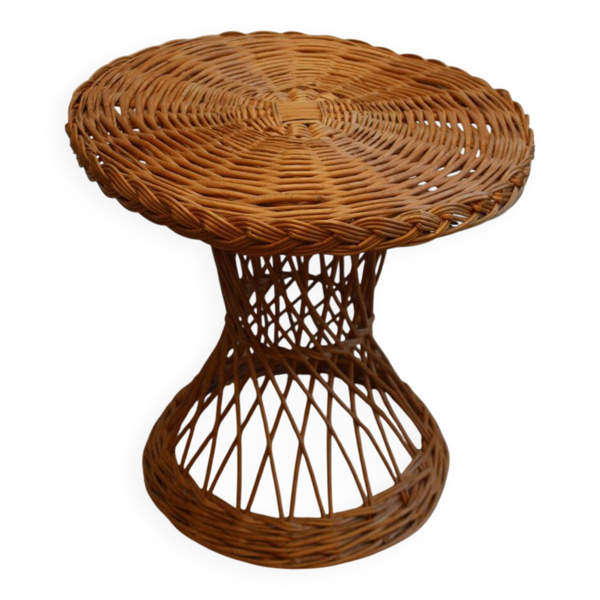 Table basse en osier