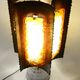Brutalist design lamp in ceramic and metal - Accolay