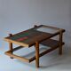 ceramic and glass coffee table