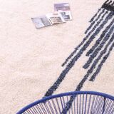 Traditional handmade pure wool Berber rug size 2.4/1.6 m