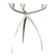 Bougeoir, chandelier tripode "Spider" pour De Bijenkorf, Pays-Bas 70's