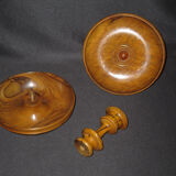 Old pair of candlestick in olivier remember Jerusalem early XX th