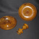 Old pair of candlestick in olivier remember Jerusalem early XX th