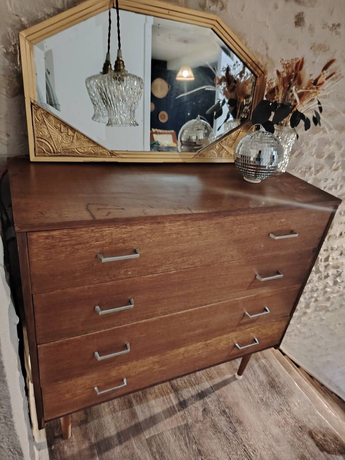 Seventies chest of drawers