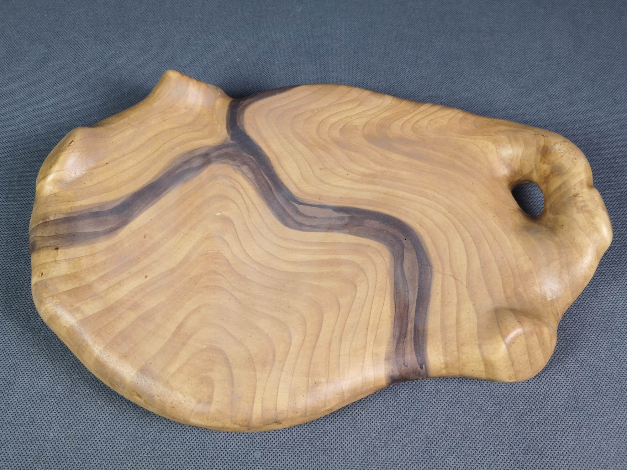 Grandjean Jourdan free-form tray - Faux-bois mat Vallauris