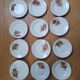 Lot of 12 old Rose Mai plates